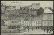 « Pontoise. Place du pont ». Imp. Charzat, Pontoise.