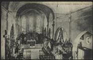 « Presles. La Saint-Hubert. Intérieur de l'église ». Imp.-phot. J. Frémont, Beaumont-sur-Oise.