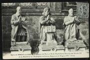 « Eglise de Magny-en-Vexin. Statues de Nicolas III de Neufville de Villeroy, de Nicolas IV et de Madeleine de l'Aubespine, sa femme, seigneurs de Magny (XVIe siècle) ». Ed. A. Jacquet, Magny.
