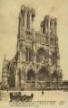 « Les ruines de la Grande Guerre. - Reims. La grande cathédrale après l'incendie ».