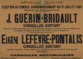 « Election au conseil d'arrondissement du 31 juillet 1892. Canton de Montmorency ». Paris : Schebler.