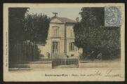 2 vues « Asnières-sur-Oise. Mairie. Ecole ». Imp.-lib. J. Frémont, Beaumont-sur-Oise.