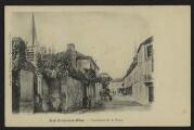 2 vues « Asnières-sur-Oise. Carrefour de la Place ». Imp.-lib.. J. Frémont, Beaumont-sur-Oise.