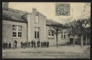 2 vues « Asnières-sur-Oise. L'école des garçons ». Imprimerie phototypie J. Frémont, Beaumont-sur-Oise.