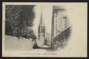 2 vues  - « Asnières-sur-Oise. Eglise et presbytère ». Imp.-libr. J. Frémont, Beaumont-sur-Oise. (ouvre la visionneuse)