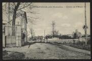 2 vues « Attainville près Moiselles. Entrée du village ». Imp.-lib. Jules Frémont, Beaumont-sur-Oise.