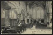 2 vues « Attainville. Intérieur de l'église ». Frémont édit., Beaumont-sur-Oise.