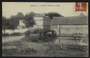 2 vues « Baillet. La mare à l'entrée du village ». Collection Boutagnon.