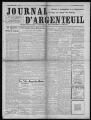 4 vues  - Le Journal d\'Argenteuil, numéro 2073. (ouvre la visionneuse)