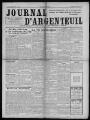 4 vues  - Le Journal d\'Argenteuil, numéro 2082. (ouvre la visionneuse)