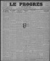 4 vues  - Le Progrès-de-Seine-et-Oise, numéro 462 édition de Pontoise-Marines-Isle-Adam. (ouvre la visionneuse)