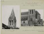 1 vue  - Nesles-la-Vallée. - Église Saint-Symphorien, clocher. (ouvre la visionneuse)