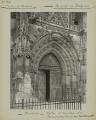 1 vue  - Pontoise. - Cathédrale Saint-Maclou, façade ouest : portail central. (ouvre la visionneuse)