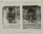 1 vue  - Gonesse. - Église Saint-Pierre et Saint-Paul, portails de la façade ouest. (ouvre la visionneuse)