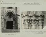 1 vue  - Grisy-les-Plâtres. - Église Saint-Caprais, portail de la façade ouest. (ouvre la visionneuse)