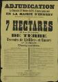 1 vue  - Vente par adjudication des terres à Livilliers et Ennery, par Me Delacour, notaire à Pontoise. (ouvre la visionneuse)