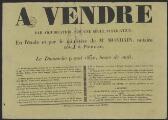 1 vue  - Vente par adjudication de terres à Saint-Ouen-l\'Aumône et à Pierrelaye, par Me Mondain, notaire à Pontoise. (ouvre la visionneuse)