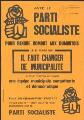 1 vue  - Barraud, Jean. - « Commune de Domont. Elections municipales du 13 mars 1977. Avec le Parti socialiste pour rendre Domont aux Domontois ». (ouvre la visionneuse)