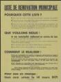 1 vue Galtier, Pierre. - « Liste de rénovation municipale. Pour que ça change : tous aux urnes le 14 mars 1971 ».