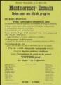 1 vue - Boissel, Jean-François. - « Elections municipales du 14 mars 1971. Montmorency-Demain. Union pour une cité de progrès ». (ouvre la visionneuse)
