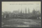 2 vues  - « 223. Guerre de 1914. Beaumont (S.-et-O.). Le pont de péniches ». L\'H., Paris. (ouvre la visionneuse)