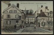 2 vues  - « Beaumont-sur-Oise. Entrée par le pont ». Imprimerie-phototypie J. Frémont, Beaumont-sur-Oise. (ouvre la visionneuse)
