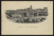 2 vues « Beaumont-sur-Oise. Le nouveau pont ». Imp.-lib. J. Frémont, Beaumont-sur-Oise.