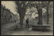 2 vues  - « Beaumont-sur-Oise. La fontaine de la place Gambetta ». Frémont édit., Beaumont-sur-Oise. Imp. E. Le Deley, Paris. (ouvre la visionneuse)