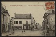 2 vues  - « Beaumont-sur-Oise (S.-et-O.). Place du Beffroi et rue de Senlis ». Coll. V. Gaudefroy. (ouvre la visionneuse)
