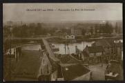 2 vues  - « Beaumont-sur-Oise. Panorama. La rue de Clermont ». Edition Poncet. Imp. E. Trouillet, 47 rue du commerce, Paris. (ouvre la visionneuse)