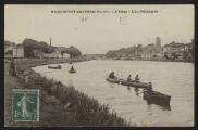 2 vues  - « Beaumont-sur-Oise (S.et-O.). L\'Oise. Les pêcheurs ». Edit. V. Gaudefroy. (ouvre la visionneuse)