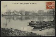 2 vues  - « La crue de l\'Oise à Beaumont, en janvier 1910. L\'abreuvoir ». Frémont édit., Beaumont-sur-Oise. (ouvre la visionneuse)