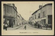 2 vues  - « Bessancourt (S.-et-O.). Grande rue ». E. P. lib-édit., Taverny. (ouvre la visionneuse)