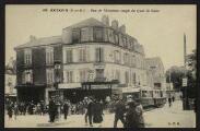 2 vues « 920. Bezons (S.-et-O.). Rue de Villeneuve, angle du quai de Seine ». L.P.G.