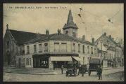 2 vues  - « 1351. Bezons (S.-et-O.). Eglise. Quai Voltaire ». Rivière-Bureau phototypie, Pons (Charente inférieure). (ouvre la visionneuse)