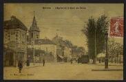2 vues « Bezons. L'église et le quai de Seine ». H. Huet tabacs, Bezons.