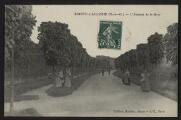 2 vues  - « Boissy-l\'Aillerie (S.-et-O.). L\'avenue de la Gare ». Édit. Houllier tabacs. L\'H., Paris. (ouvre la visionneuse)