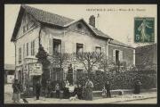 2 vues  - « Bruyères (S.-et-O.). Maison de M. Dupont ». Edition Martin tabacs. L\'H., Paris. (ouvre la visionneuse)