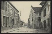 2 vues « 11. Cergy (S.-et-O.). Le café de la Mairie ». A. Bourdier, imp.-édit., Versailles.