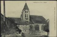 2 vues « Groslay (S.-et-O.). L'église ». Cliché Godefroy. Coqueret édit., Groslay. Seye imp., Pontoise.