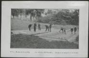 2 vues « 6. Montsoult (S.-et-O.). La villa Béthanie. Les jeux de croquet et de boules ».