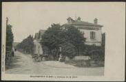 2 vues « Montsoult (S.-et-O.). Avenue de la Gare ». Leroeil éditeur, Domont.