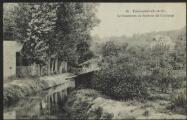 2 vues « 10. Valmondois (S.-et-O.). Le Sausseron au hameau du Carrouge ». A. Bourdier imp.-édit., Versailles.