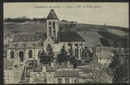 2 vues « Vétheuil (S.-et-O.). L'église (XIIe au XVIe siècle) ». Edition Edeline épicerie tabacs. A. L'Hoste, 139 rue Lafayette, Paris.