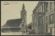 2 vues « Viarmes. Mairie et église ». Frémont édit., Beaumont-sur-Oise.