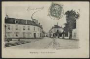 2 vues « Viarmes. Route de Beaumont ». Imp.-lib. J. Frémont, Beaumont-sur-Oise.