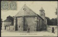 2 vues  - « Villiers-le-Sec. L\'église et la mairie ». Antheaume, Belloy (S.-et-O.). (ouvre la visionneuse)