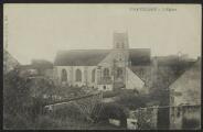 2 vues  - « Joli-village. L\'église ». H. Thiboust lib. Magny-en-Vexin. La C.P.A., Paris. (ouvre la visionneuse)