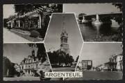 2 vues  - « Argenteuil. Images de France. La pergola. Le pont. L\'église. La mairie. La gare ». Editions d\'art Raymon, 17 avenue des Marronniers, Brunoy (S.-et-O.). (ouvre la visionneuse)