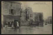 2 vues  - « Inondations de janvier 1910. Argenteuil. Boulevard Héloïse ». Edition de la Civette. (ouvre la visionneuse)